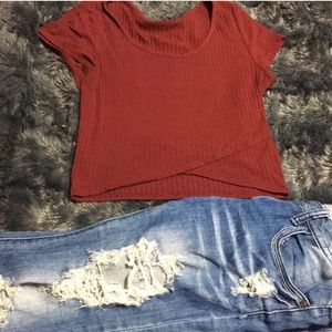 Charlotte Russe - Size Large / Crop Top